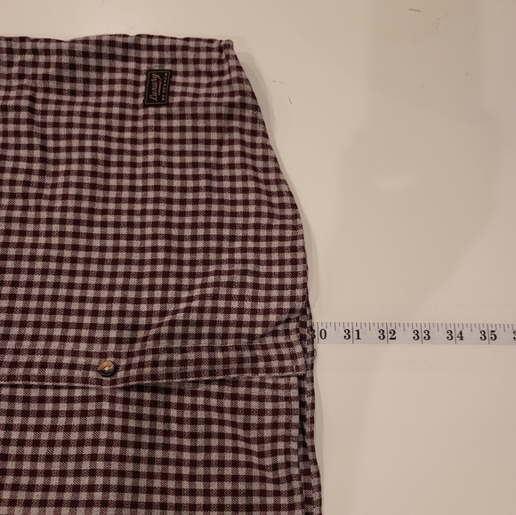 SCOTCH & SODA MAROON and GRAY CHECKED BUTTON DOWN, SZ LARGE - Picture 12 of 14